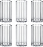Wilmax Geriffeltes Glas 250 ml 6er Set WL-888624/A6