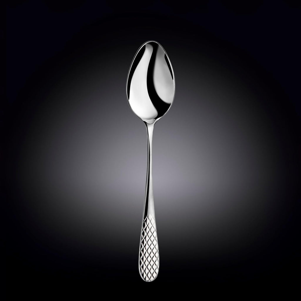 Wilmax Servierlöffel 23,5 cm Silber aus Edelstahl
