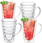 Wilmax Doppelwandglas Becher 250 ml 4er Set WL-888423/A4