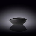 Wilmax Ovale Schale SlateStone Schwarz 19 x 15 x 6 cm Porzellan WL-661119/A