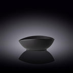 Wilmax Ovale Schale SlateStone Schwarz 19 x 15 x 6 cm Porzellan WL-661119/A