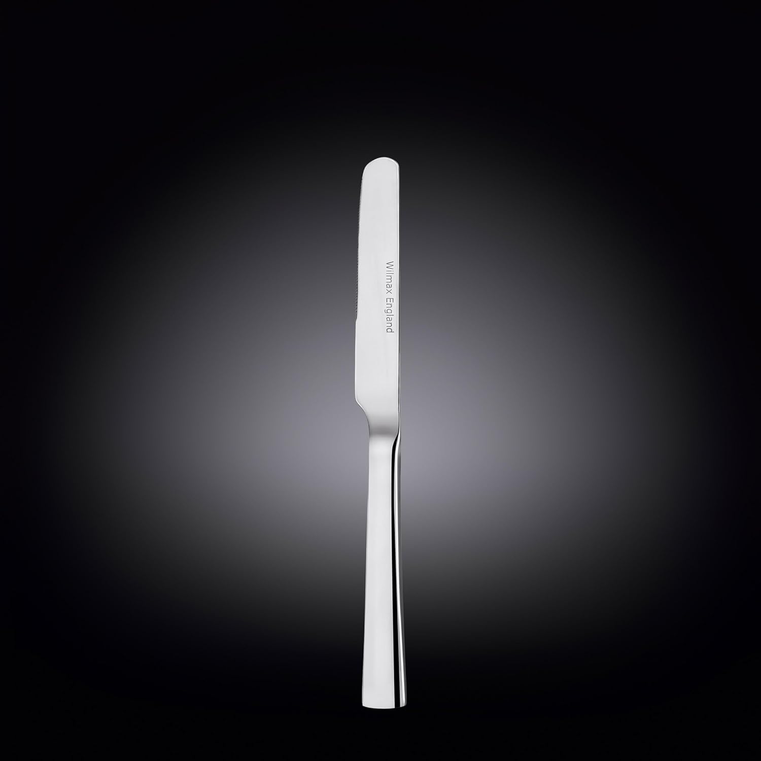 Wilmax Dessertmesser 21 cm Silber aus Edelstahl