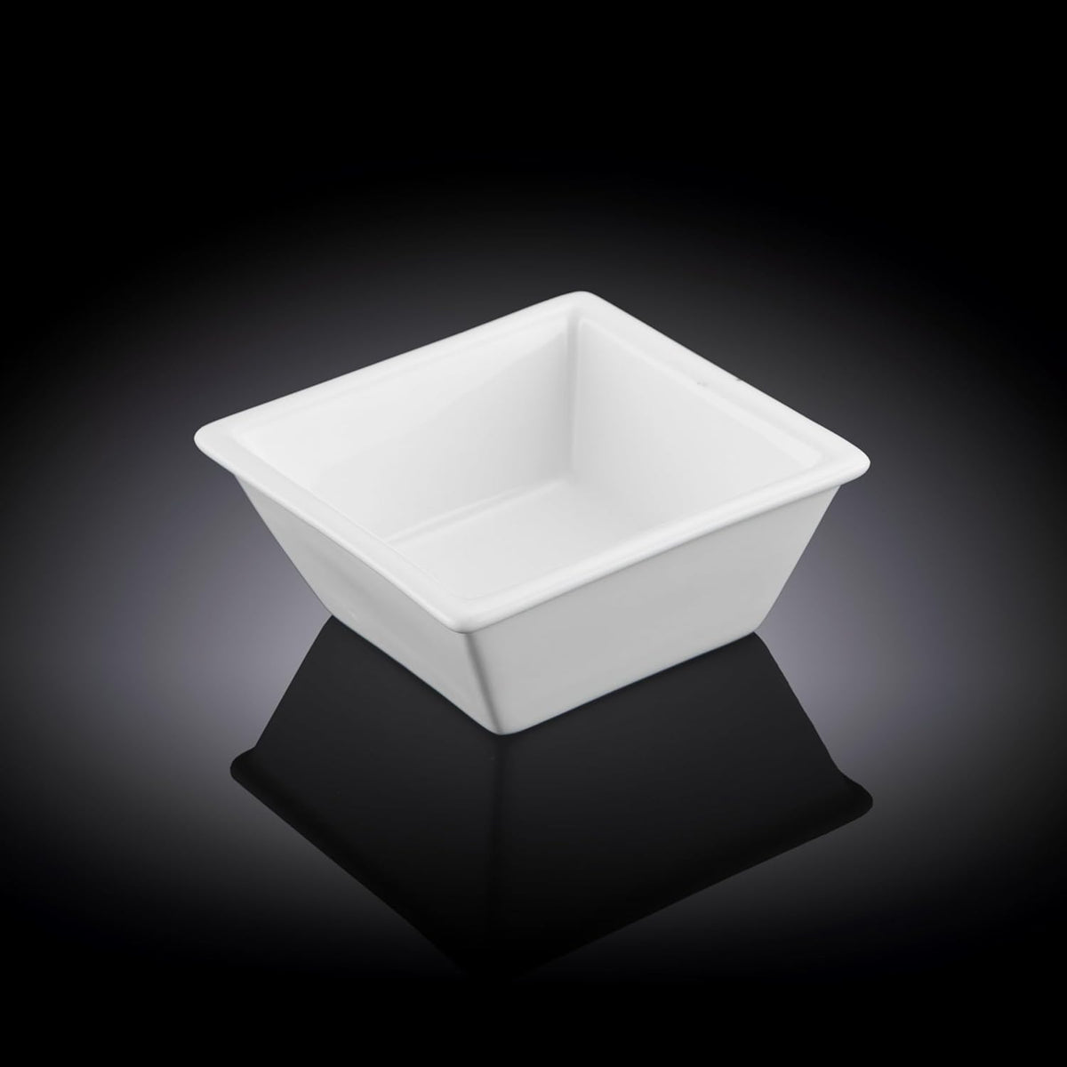 Wilmax Quadratische Schale 7,5 cm Porzellan für Dips & Beilagen WL-992546/A