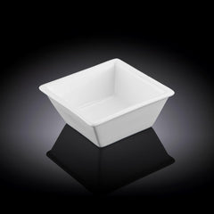 Wilmax Quadratische Schale 7,5 cm Porzellan für Dips & Beilagen WL-992546/A