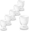 Wilmax Eierbecher 5 x 6.5 cm Weiß Porzellan 6er Set WL-996127/A6