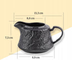 Wilmax Sahnekännchen SlateStone Schwarz 260 ml Porzellan WL-661161/A