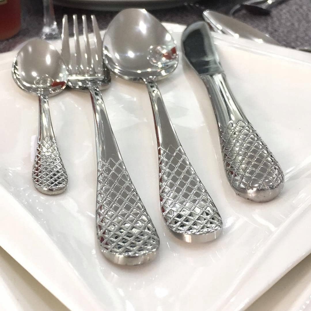 Wilmax Dessertgabel 16 cm 2er-Set Silber aus Edelstahl
