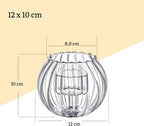 Wilmax Teelichthalter 12 x 10 cm Thermoglas WL-888976/A