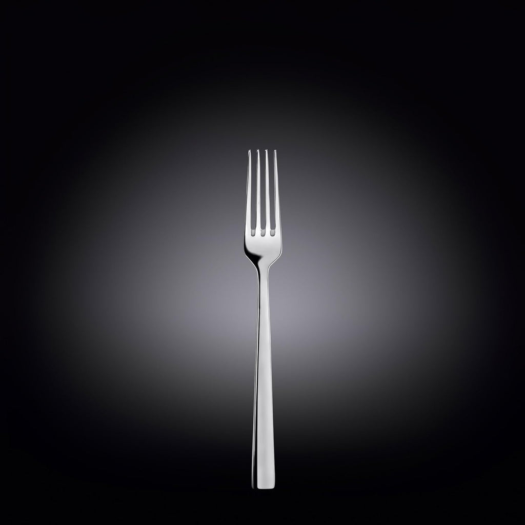 Wilmax Dessertgabel 18,5 cm Silber aus Edelstahl