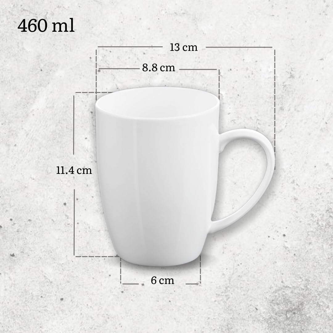 Wilmax Servierset 4-teilig mit Bambustellern 30,5 × 15 cm und Porzellanbechern 460 ml