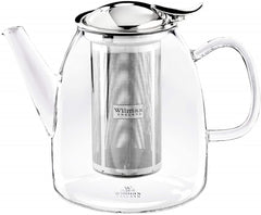 Wilmax WL-888807/A Borosilikatglas Teekanne, 600mL Kapazität