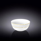 Wilmax Schale 12 cm Weiß Goldrand Porzellan 6er Set WL-880102366/A6