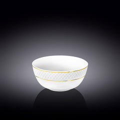 Wilmax Schüssel mit Goldlinien, 12 cm, 6er Set, WL-880102366/A6