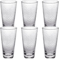Wilmax Hammered Glas 320 ml 6er Set WL-888629/A6