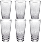 Wilmax Hammered Glas 320 ml 6er Set WL-888629/A6