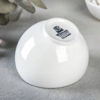 Wilmax Zuckerschale 8,5 × 9 cm 6er-Set Weiß aus Porzellan