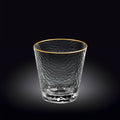 Wilmax Gold Rim Glas 300 ml Borosilikatglas Transparent WL-888632/A