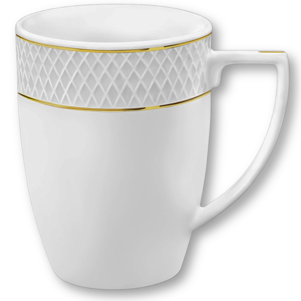 Wilmax Tasse 450 ml Weiß Porzellan WL-880102432/A