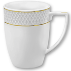 Wilmax Tasse 450 ml Weiß Porzellan WL-880102432/A