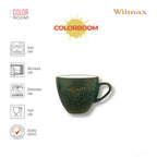 Wilmax Tasse 75 ml Grün aus Porzellan