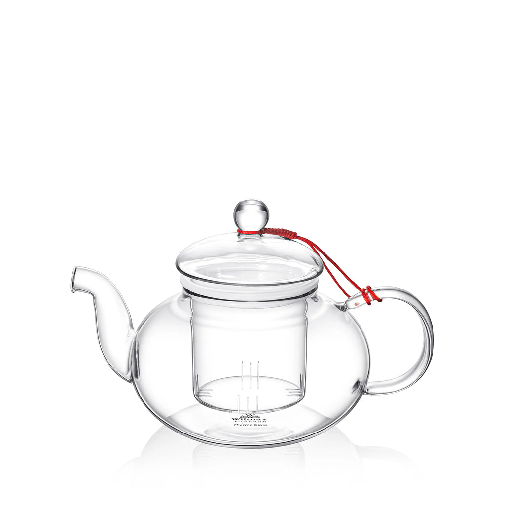Wilmax Teekanne 770 ml mit Glasfilter Transparent aus Thermoglas