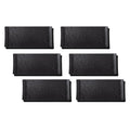 Wilmax Rechteckige Schale 15 x 8 cm 6er Set SlateStone Schwarz WL-661101/A6