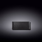 Wilmax Rechteckschale SlateStone Schwarz 15 x 8 cm Porzellan WL-661101/A