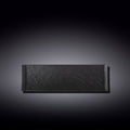 Wilmax Servierplatte SlateStone Schwarz 30 x 9.5 cm Porzellan WL-661102/A