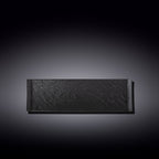 Wilmax Servierplatte 30 x 9.5 cm 2er Set SlateStone Schwarz WL-661102/A2