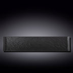 Wilmax Rechteckschale SlateStone Schwarz 46.5 x 9.5 cm Porzellan WL-661103/A