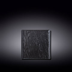Wilmax Square Plate SlateStone Set – 6er Pack, Schwarz WL-661104/A6