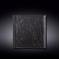Wilmax Quadratischer Teller SlateStone Schwarz 21.5 x 21.5 cm Porzellan WL-661106/A