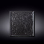 Wilmax Quadratischer Teller SlateStone Schwarz 21.5 x 21.5 cm Porzellan WL-661106/A