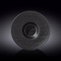 Wilmax Tiefer Teller 27 cm 250 ml Schwarz aus Porzellan