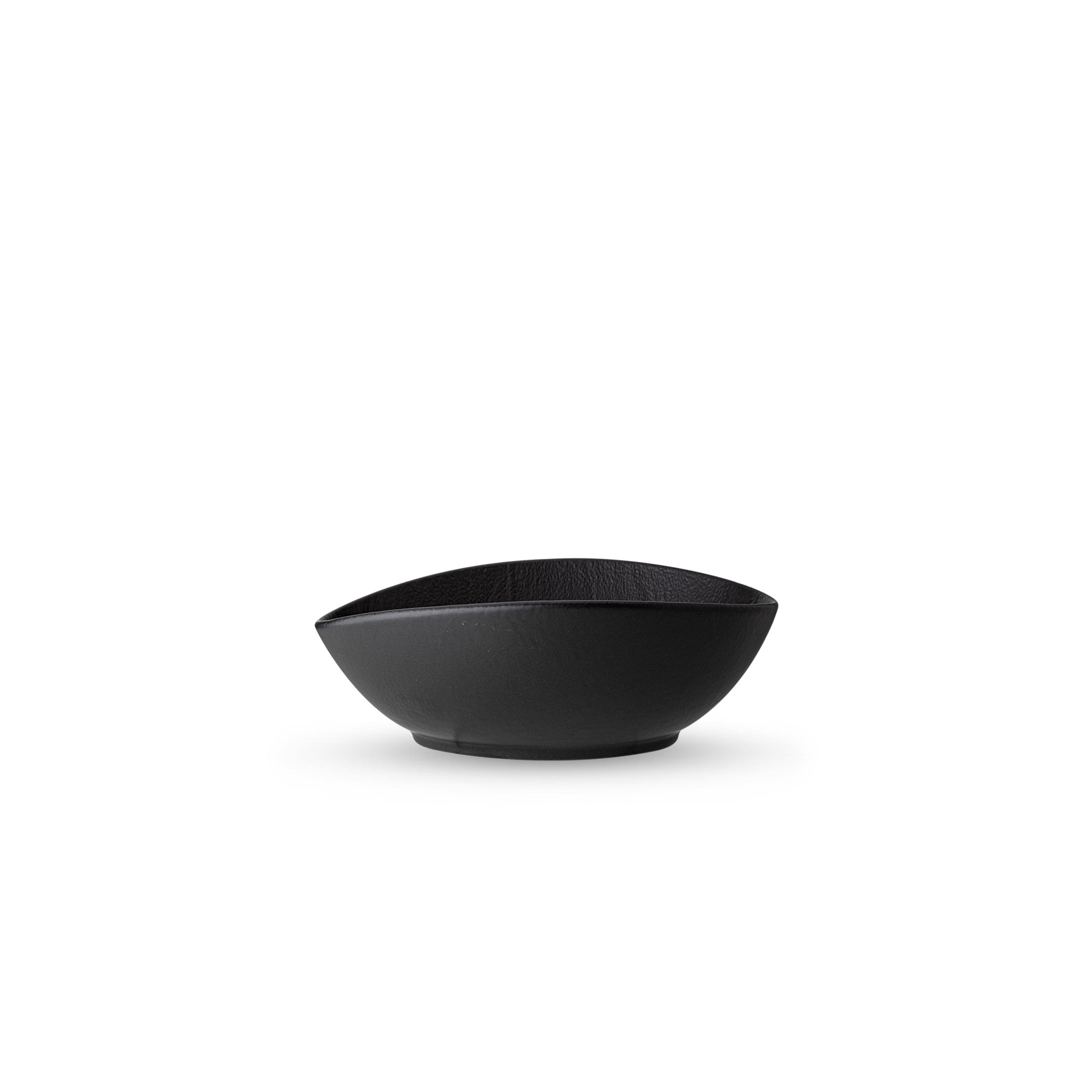 Wilmax Ovale Schale 13 x 10 x 6 cm 6er Set SlateStone Schwarz WL-661118/A6