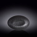Wilmax Ovale Servierschale SlateStone Schwarz 25 x 16.5 x 6 cm Porzellan WL-661120/A