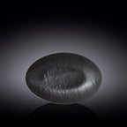 Wilmax Ovale Servierschale SlateStone Schwarz 25 x 16.5 x 6 cm Porzellan WL-661120/A