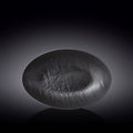 Wilmax Ovale Servierschale SlateStone Schwarz 30 x 19.5 x 7 cm Porzellan WL-661121/A