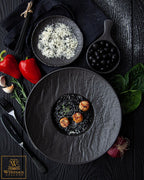 Wilmax SlateStone Teller Schwarz 18 cm Porzellan WL-661123/A
