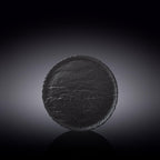 Wilmax Teller 18 cm Schwarz aus Porzellan