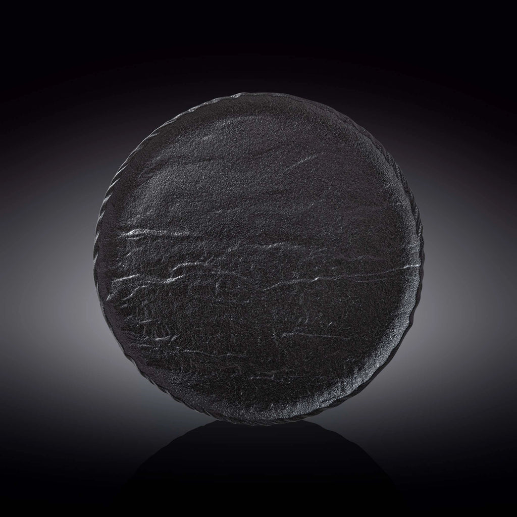 Wilmax Teller SlateStone Rund Schwarz 28 cm Porzellan WL-661127/A