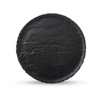 Wilmax Runde Servierplatte SlateStone Schwarz 30 cm Porzellan WL-661128/A