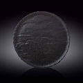 Wilmax Runde Servierplatte SlateStone Schwarz 30 cm Porzellan WL-661128/A