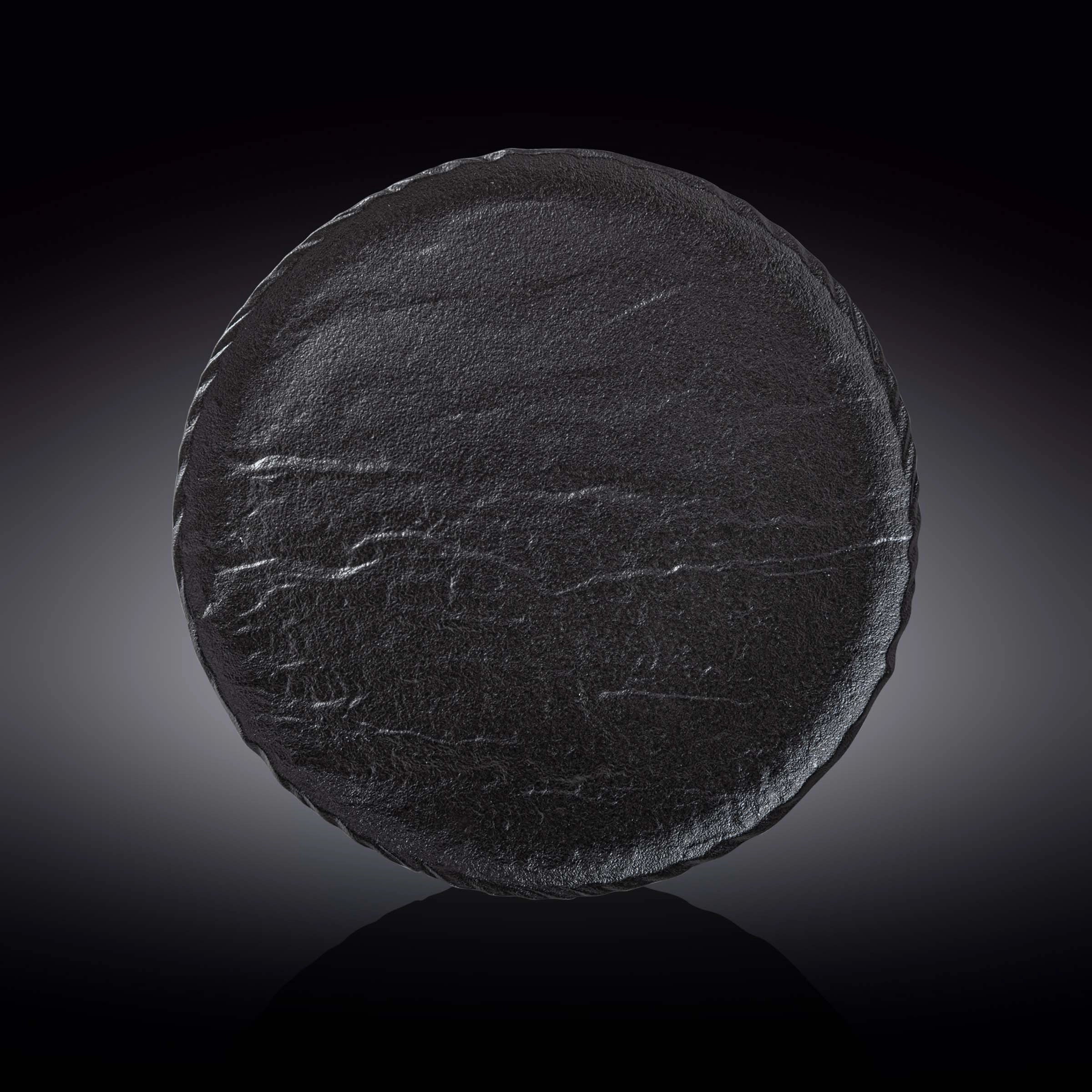Wilmax Round Platter 30 cm Schwarz, 2 Stück, WL-661128/A2