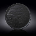 Wilmax Teller SlateStone Rund Schwarz 33 cm Porzellan WL-661129/A