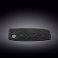 Wilmax Servierplatte SlateStone Schwarz 32.5 x 10 cm Porzellan WL-661132/A