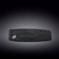 Wilmax Servierplatte 32,5 × 10 cm Schwarz aus Porzellan