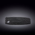 Wilmax Servierplatte 32,5 × 10 cm Schwarz aus Porzellan