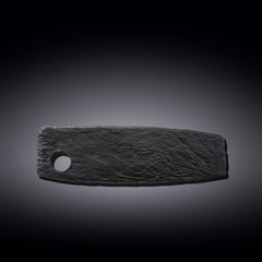 Wilmax Servierschale 32,5 x 10 cm aus schwarzem Porzellan WL-661132/A