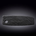 Wilmax Servierplatte SlateStone Schwarz 42 x 13 cm Porzellan WL-661133/A